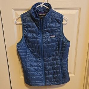 Patagonia Blue Quilted Vest